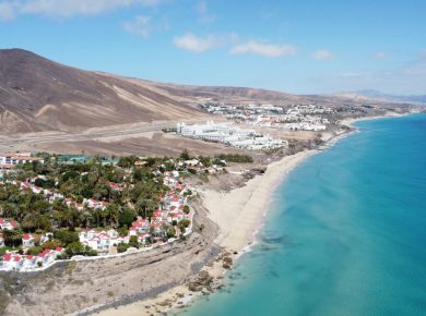 Fuerteventura from air