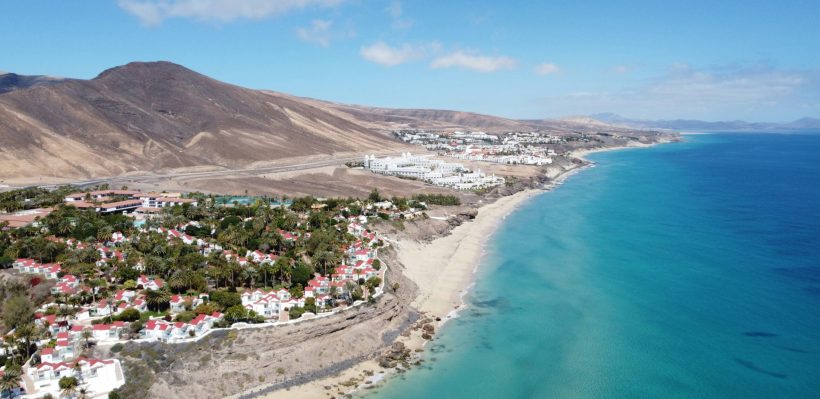 Fuerteventura from air