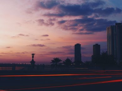 Photo Cityscape skyline