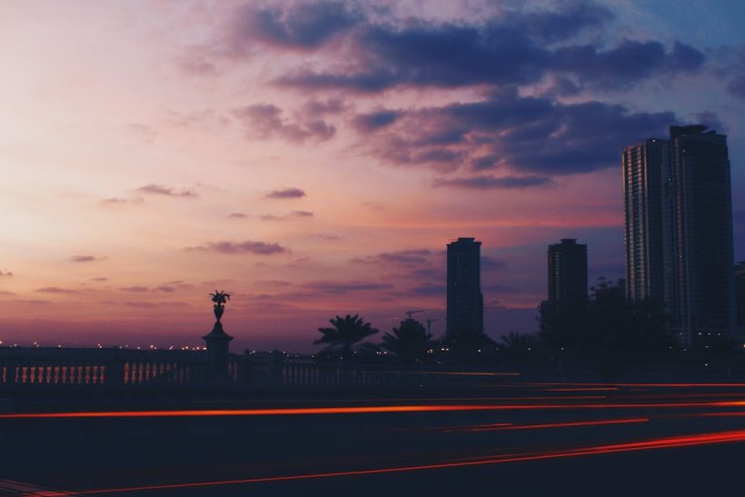 Photo Cityscape skyline